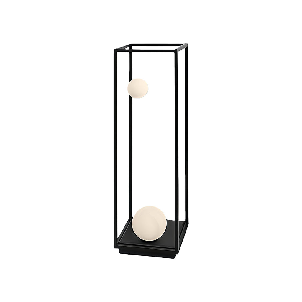 Modern Black Metal LED Courtyard Bollard Light for Outdoor Spaces