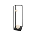 Modern Black Metal LED Courtyard Bollard Light for Outdoor Spaces