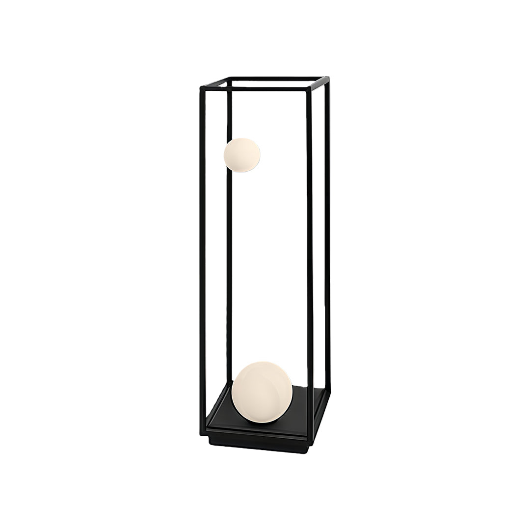 Modern Black Metal LED Courtyard Bollard Light for Outdoor Spaces