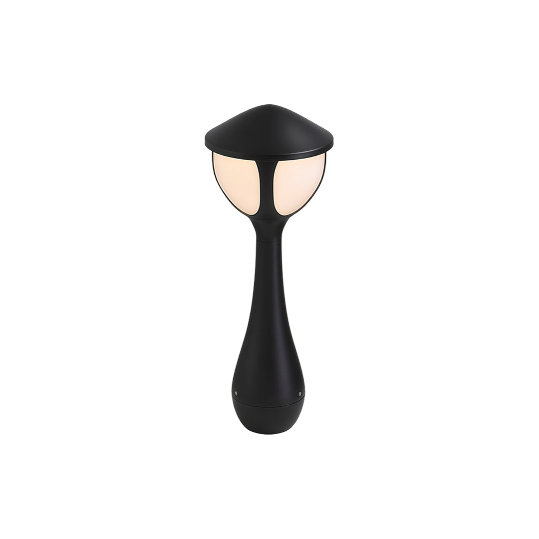 Stylish Black Metal LED Bollard Path Lights for Outdoor Landscape Lighting