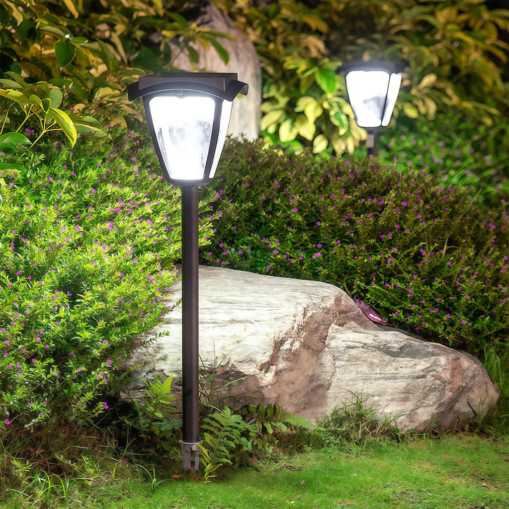 Stylish Waterproof Solar Pathway Lights - Outdoor LED Garden Lamps
