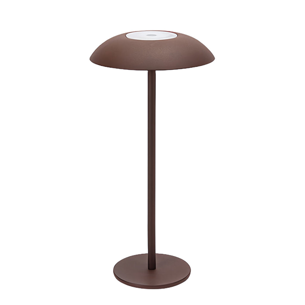 Sleek White Rechargeable Dimmable LED Table Lamp for Modern Home Decor