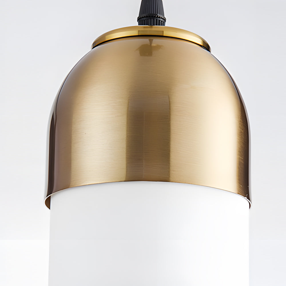 Elegant Nordic Glass Tube Pendant Light for Modern Dining and Living Room