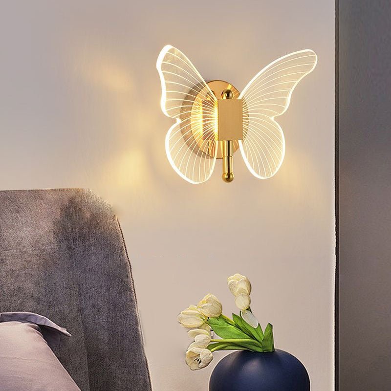 Elegant Modern White LED Wall Light Fixture for Living Room Decor
