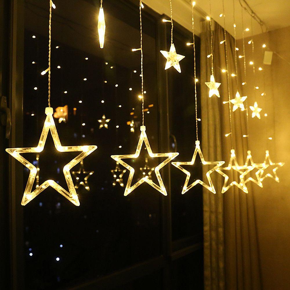 8.2 ft Acrylic Star LED Fairy String Lights for Christmas Wedding Decor