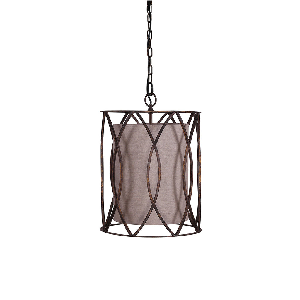 Vintage Black Metal Pendant Light Fixture for Dining Room or Kitchen