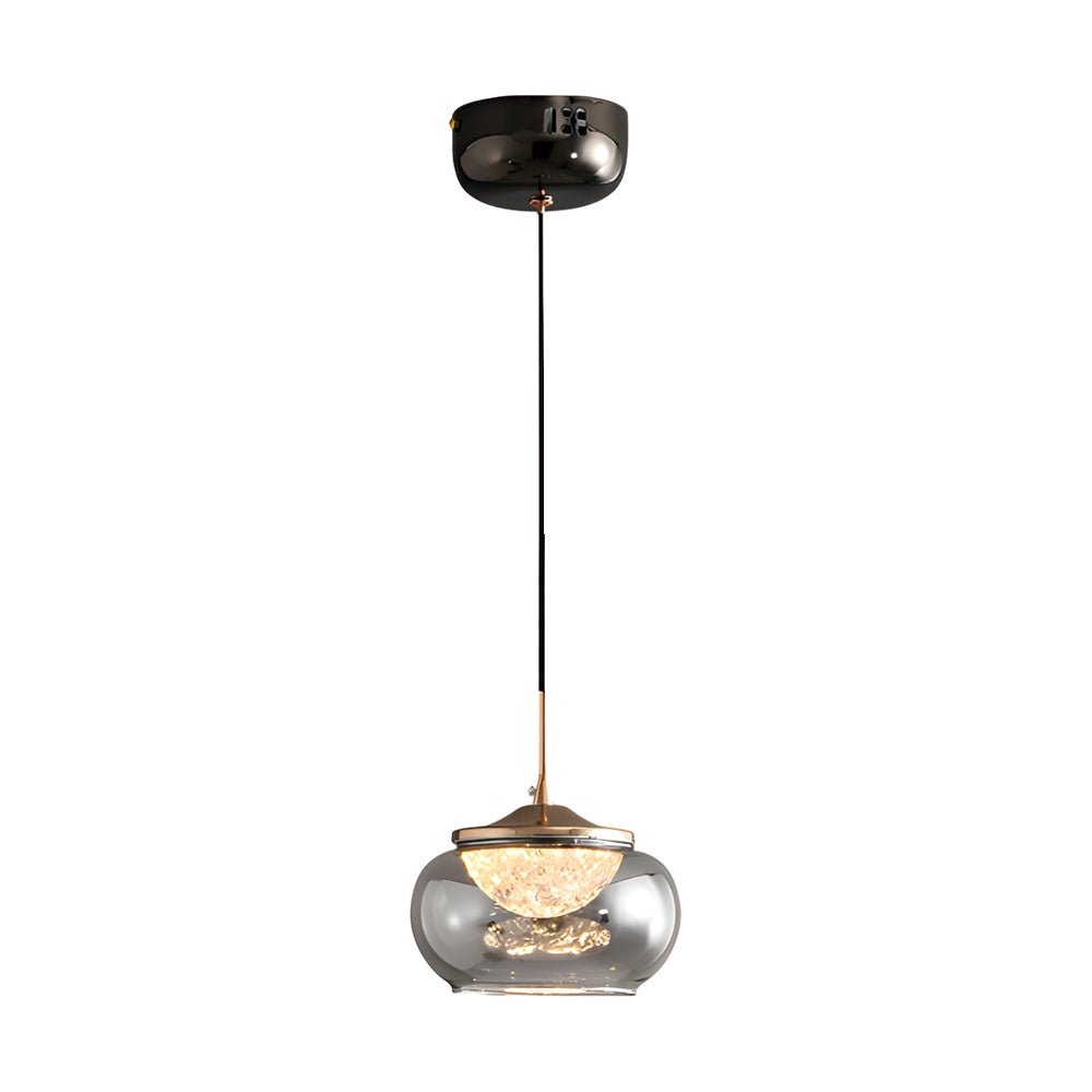 Nordic Glass and Acrylic 3-Step Dimming Pendant Light for Kitchen Dining