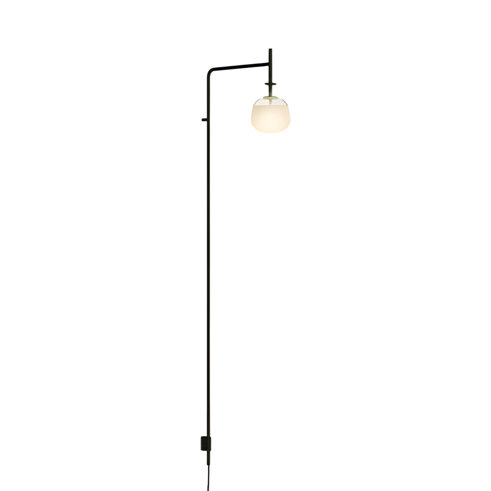 Modern Black Metal LED Cantilever Wall Lamp for Living Room Decor