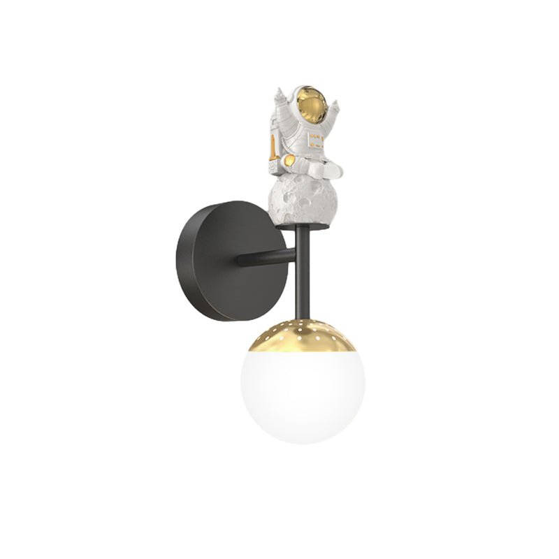 Kid's Room Cartoon Astronaut LED Wall Sconces with 3-Step Dimming