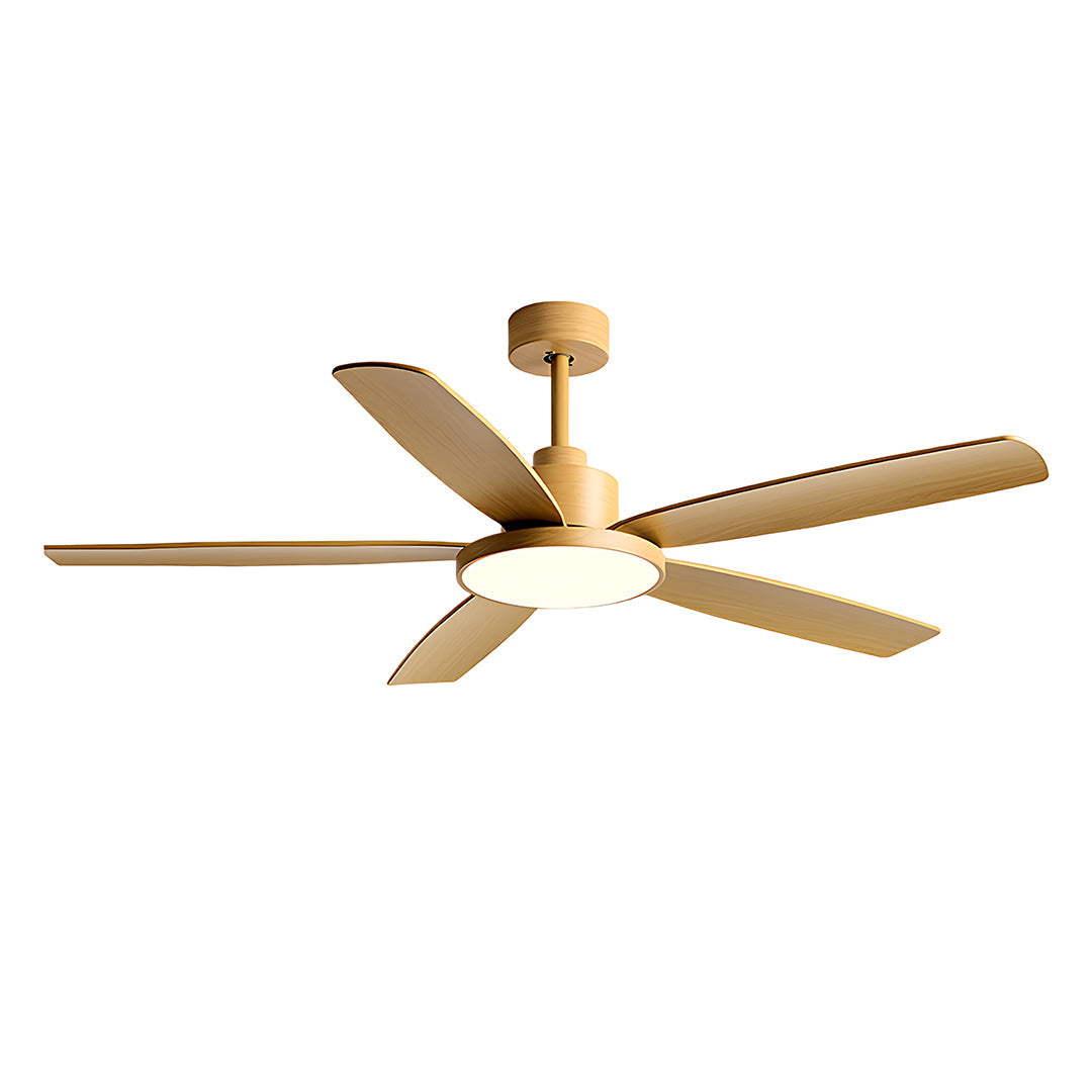 Nordic 5-Light Ceiling Fan with Modern Chandelier Design for Living Room