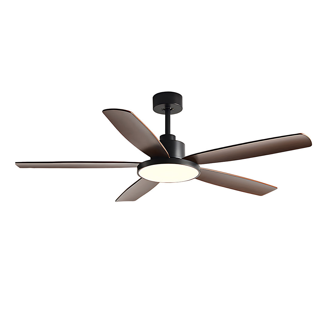 Nordic 5-Light Ceiling Fan with Modern Chandelier Design for Living Room