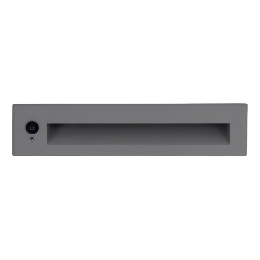 Modern Minimalist Embedded LED Step Lights for Outdoor Stairs – Black Finish