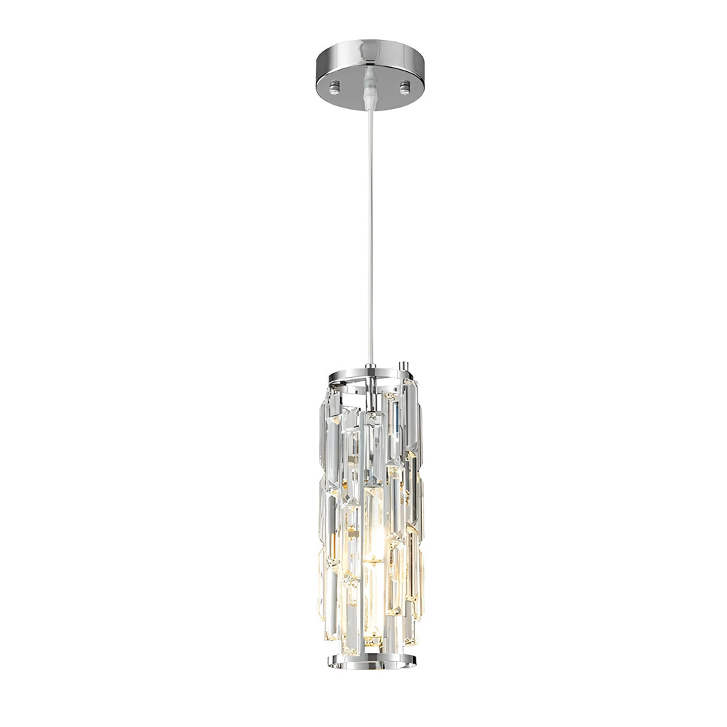 Artistic Mini Crystal Pendant Light Fixture for Kitchen Island Decor