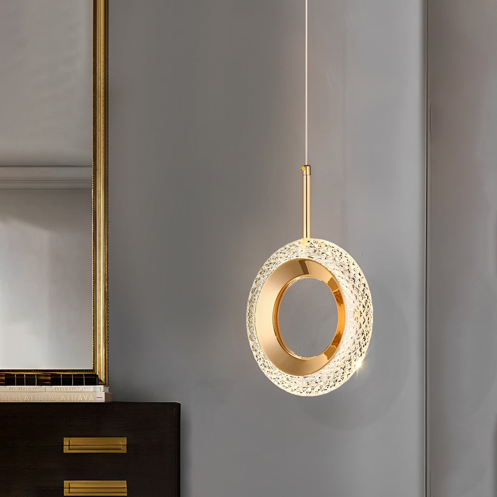 Minimalist LED Metal Pendant Light Fixture for Modern Living Spaces