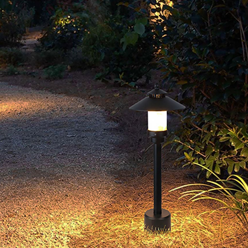 Elegant Antique Bronze Solar Garden Lanterns for Outdoor Spaces