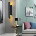 Chic Curved Metal LED Wall Lamp for Nordic Style Bedroom & Living Room