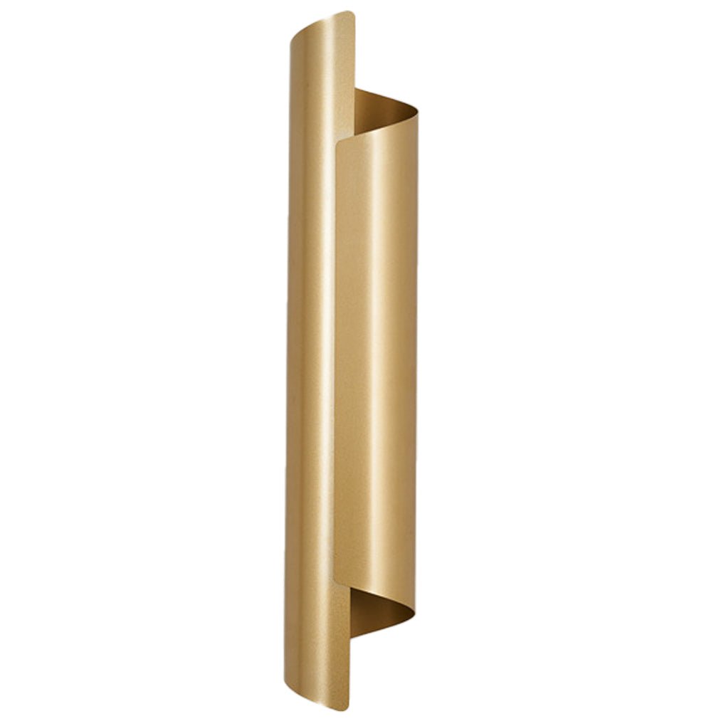 Chic Curved Metal LED Wall Lamp for Nordic Style Bedroom & Living Room