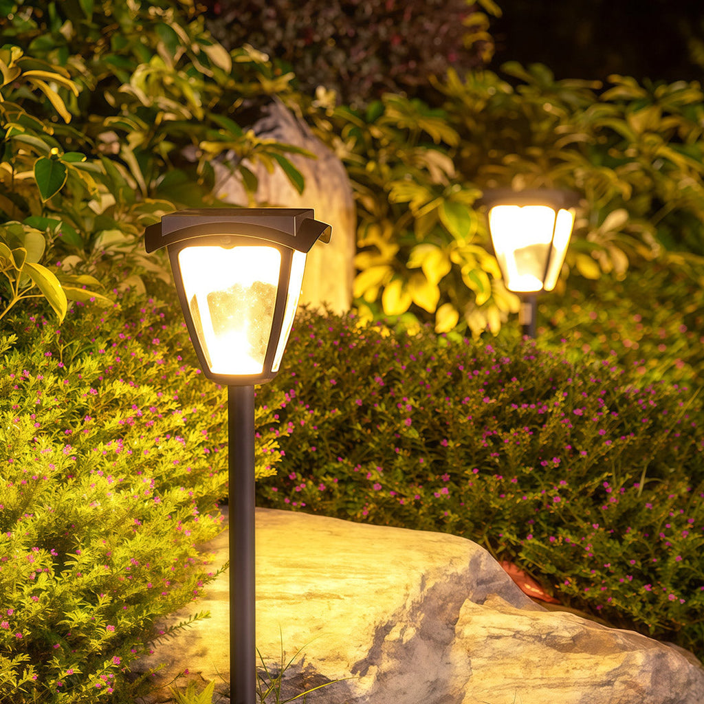 Stylish Waterproof Solar Pathway Lights - Outdoor LED Garden Lamps