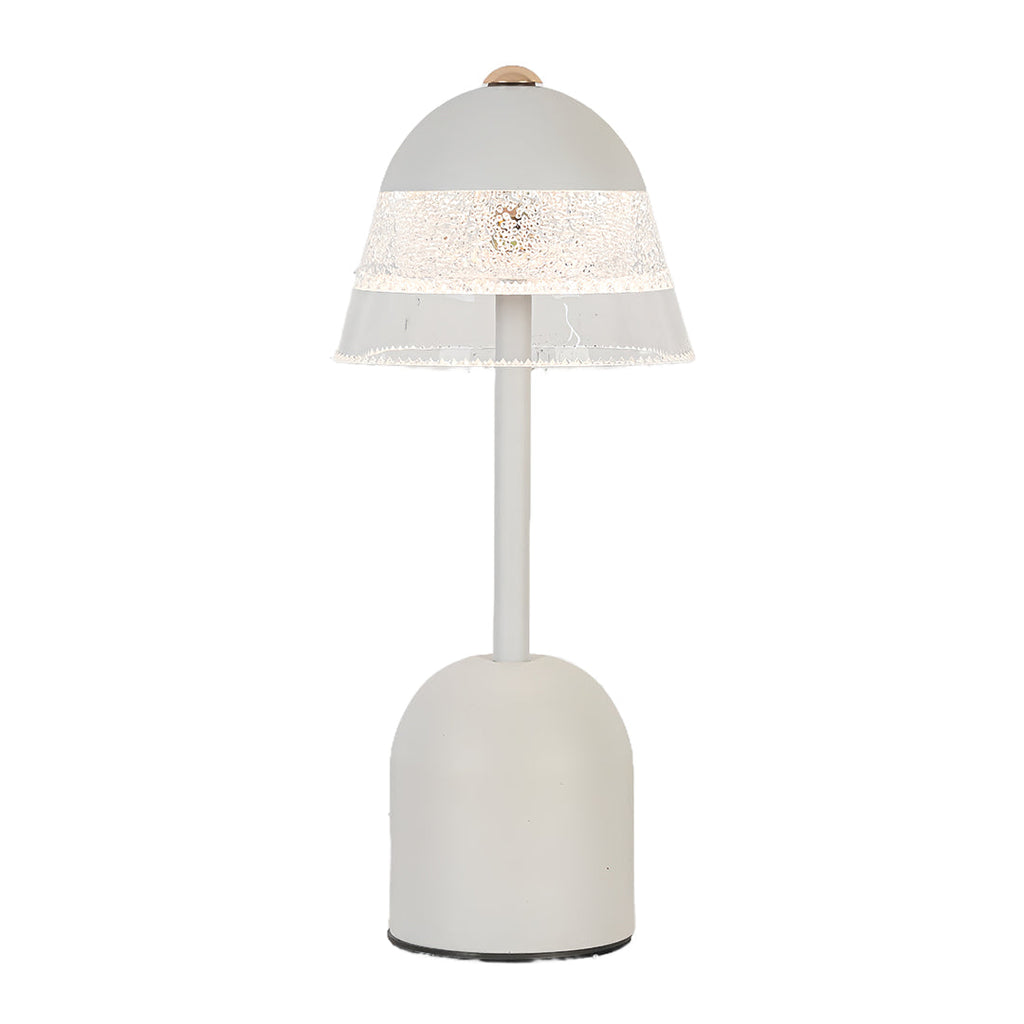 Modern USB LED Table Lamp with Eye-Protecting Design for Reading, White