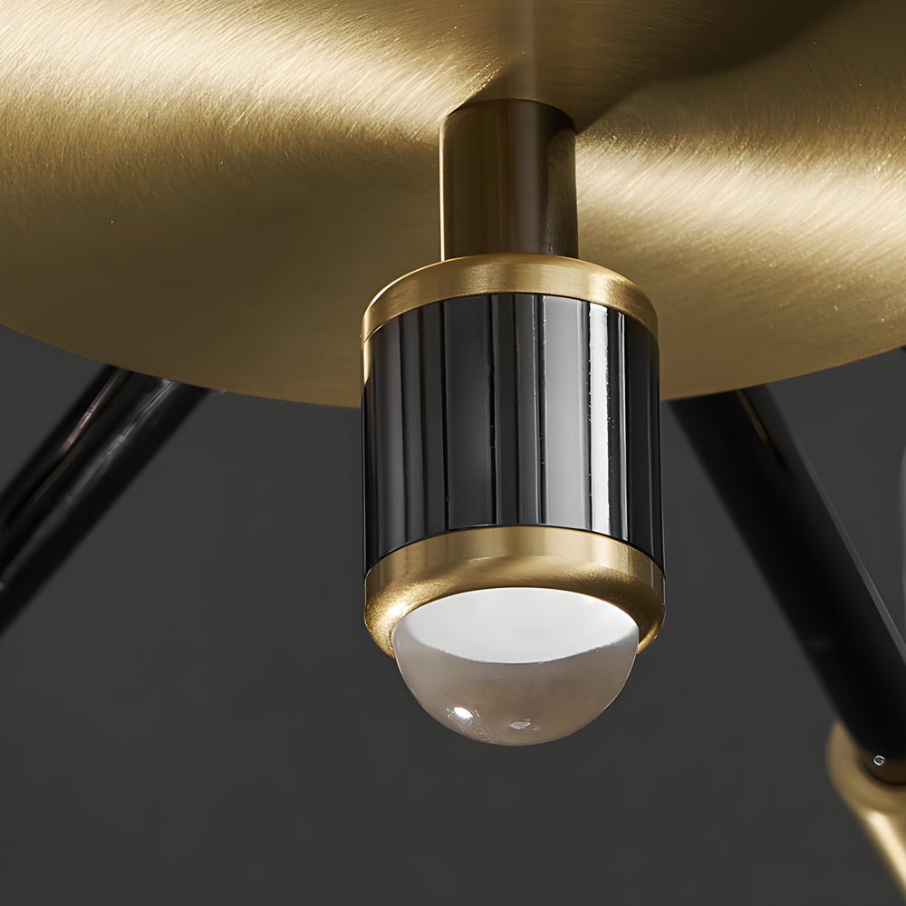 Modern Clear Acrylic Wall Sconce - Aluminum Arm Light for Living Room