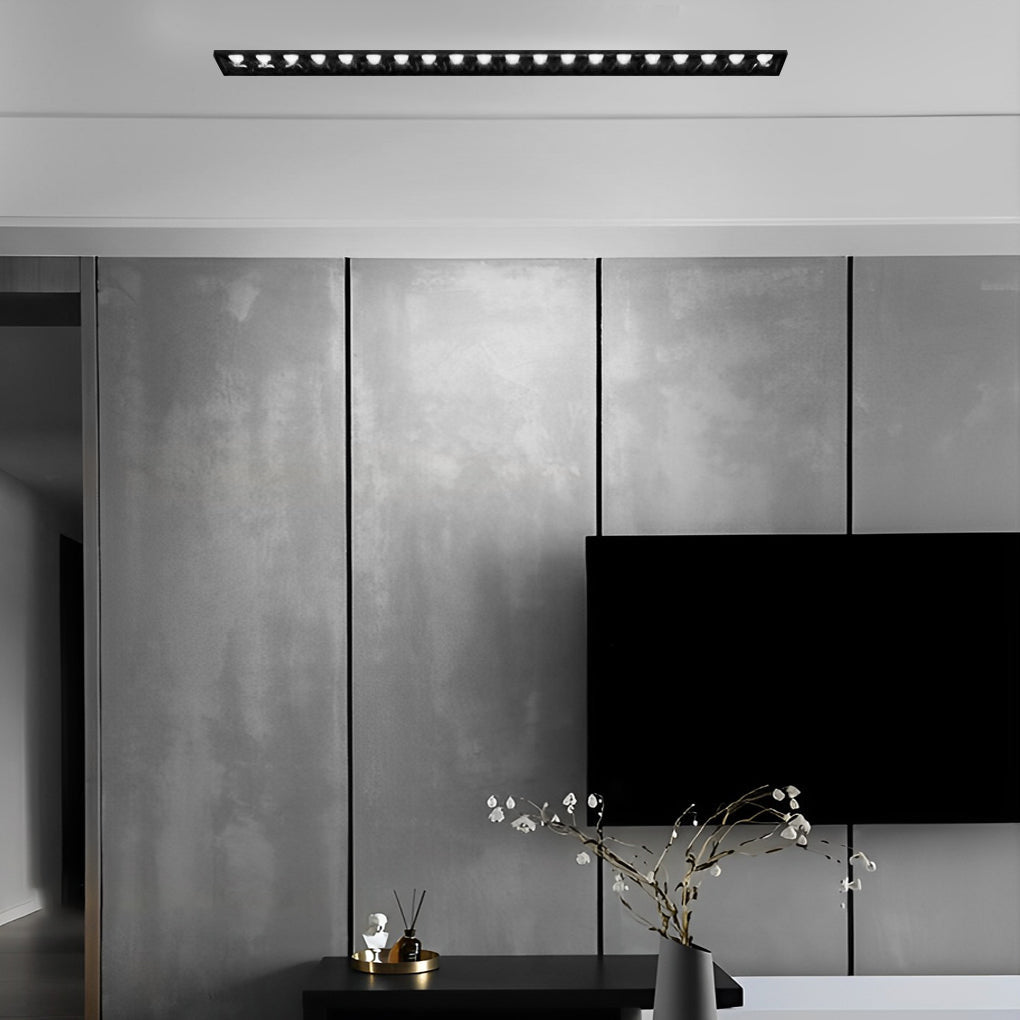 Borderless LED Linear Downlight Spot Light for Modern Ceiling Decor