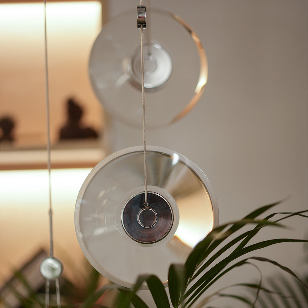 Clear Glass Modern Minimalist Pendant Light Fixture for Living Room