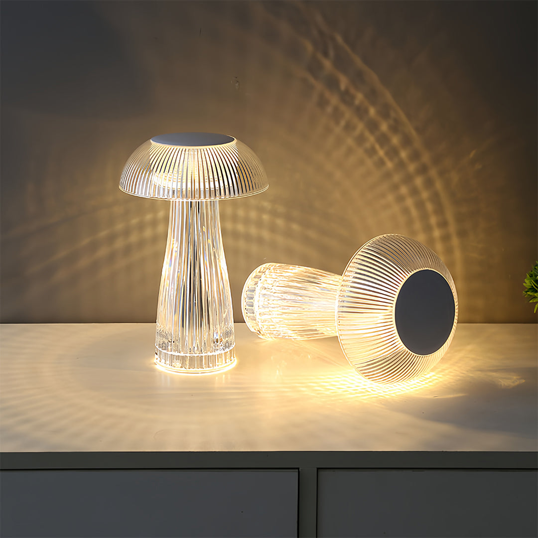 Transparent Acrylic Clear Table Lamps for Modern Living Room Decor