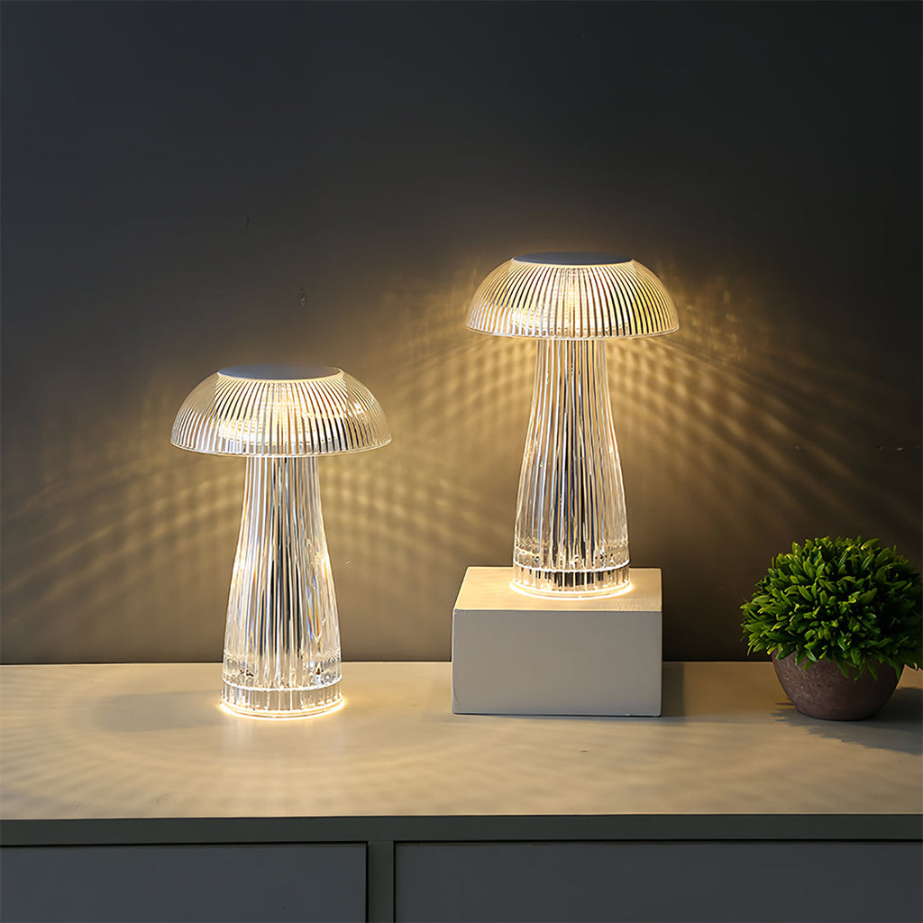 Transparent Acrylic Clear Table Lamps for Modern Living Room Decor
