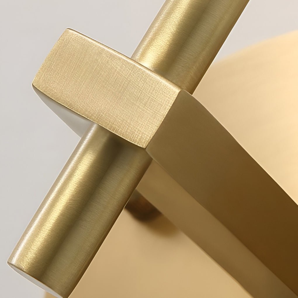 Elegant Gold-Plated Crystal Wall Sconce with Shade for Living Room