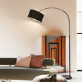 Elegant Adjustable Arc Floor Lamp with Marble Base for Living Room Decor