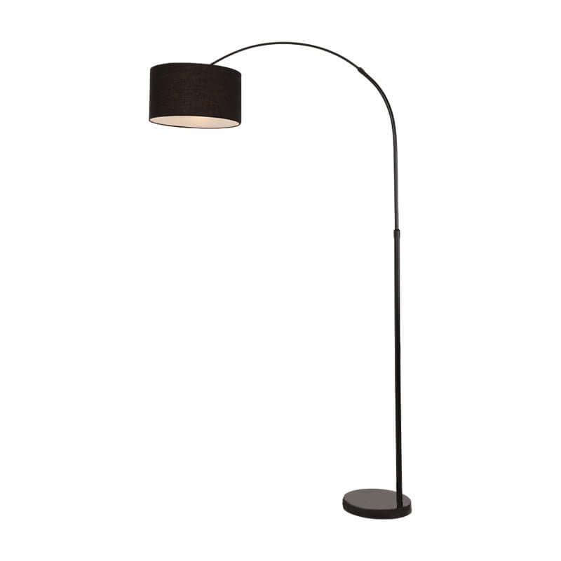 Elegant Adjustable Arc Floor Lamp with Marble Base for Living Room Decor
