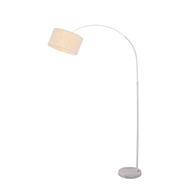 Elegant Adjustable Arc Floor Lamp with Marble Base for Living Room Decor