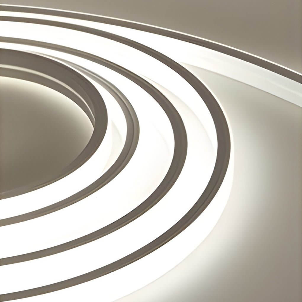 Modern Waterproof LED Outdoor Step Lights - Flexible Solar Garden Fixtures