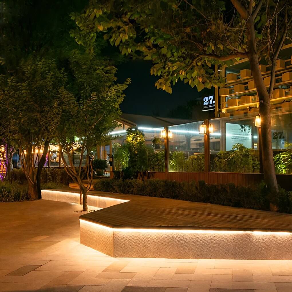Modern Waterproof LED Outdoor Step Lights - Flexible Design for Pathways
