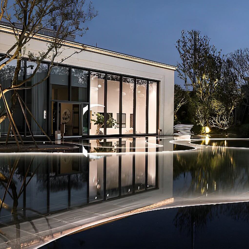 Modern Waterproof LED Outdoor Step Lights - Flexible Design for Pathways
