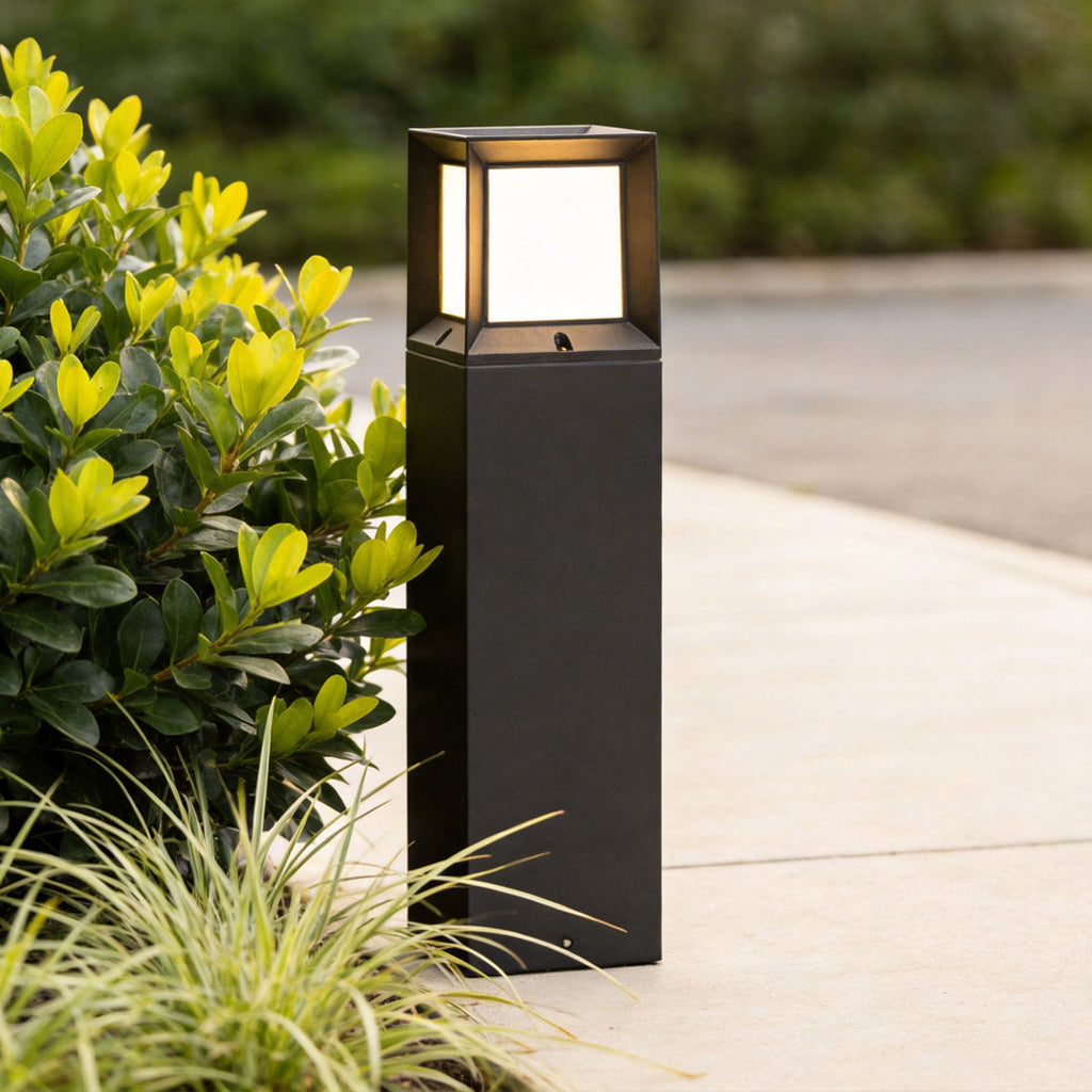 Sleek Weatherproof LED Tall Bollard Lights for Outdoor Pathway Lighting