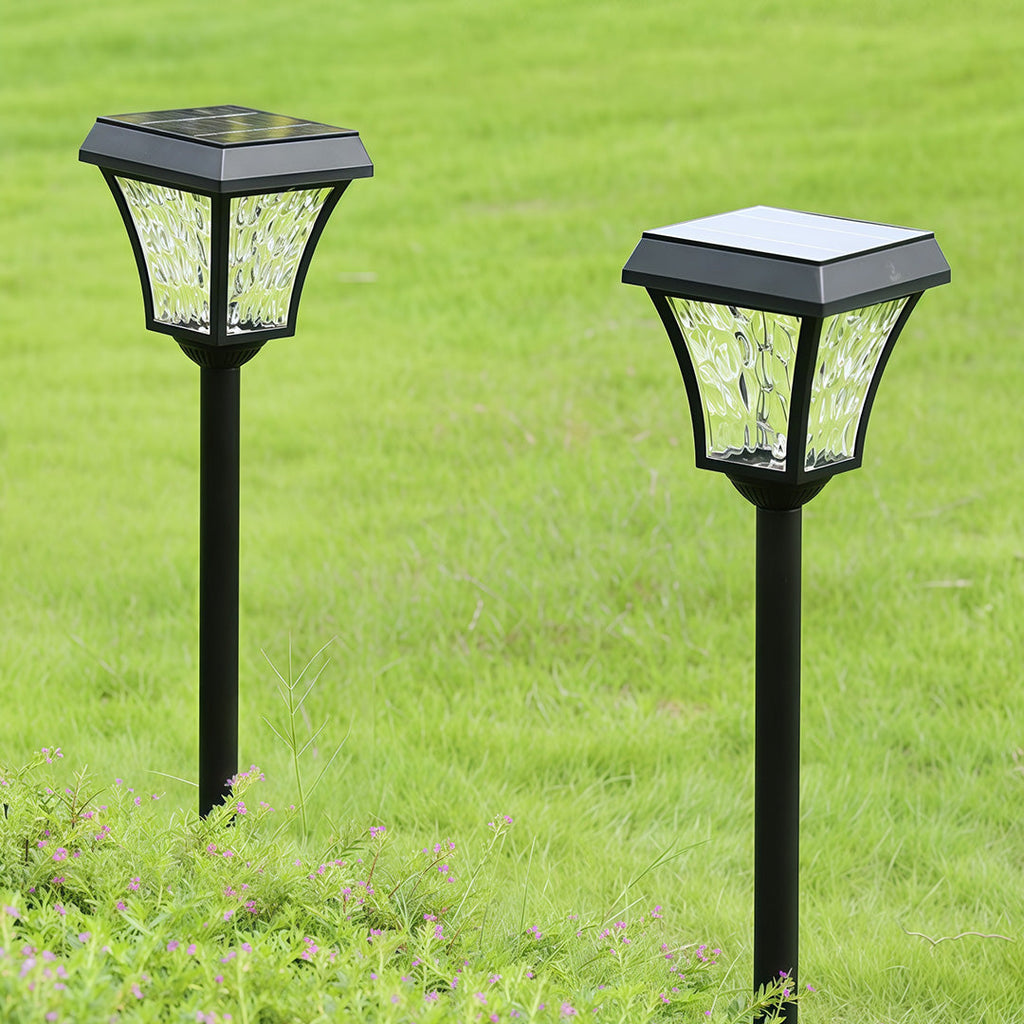 Waterproof Solar-Powered Outdoor Pathway Lights - Durable LED Ground Fixtures
