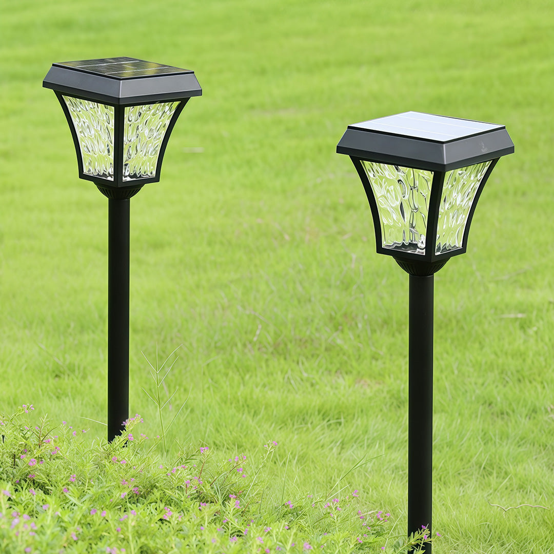 Waterproof Solar-Powered Outdoor Pathway Lights - Durable LED Ground Fixtures