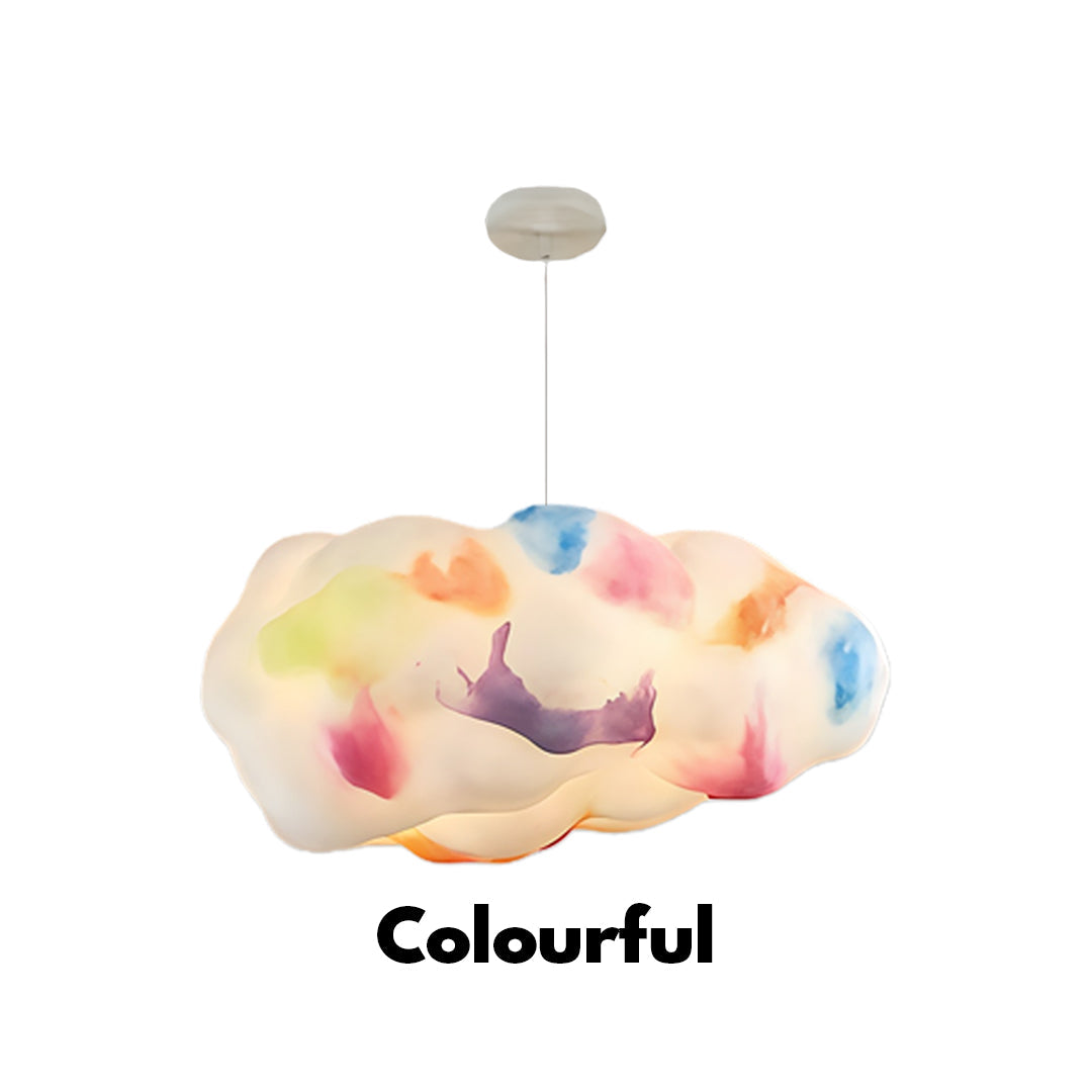 Modern White Cloud Pendant Light Fixture for Living Room & Bedroom