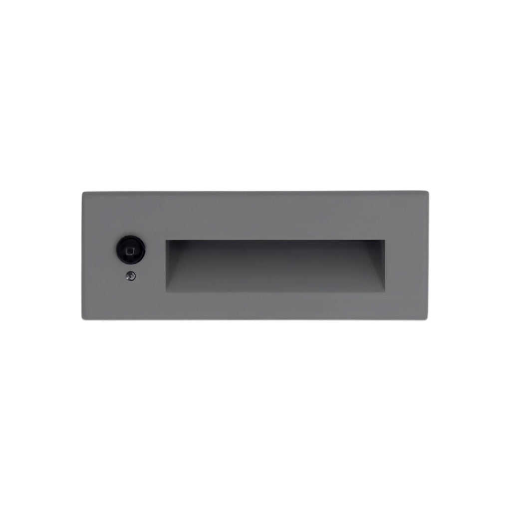 Modern Minimalist Embedded LED Step Lights for Outdoor Stairs – Black Finish