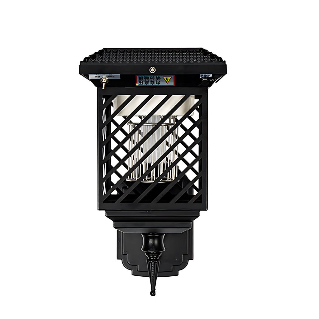 Stylish Black Stainless Steel Solar Landscape Spotlight for Outdoor Use