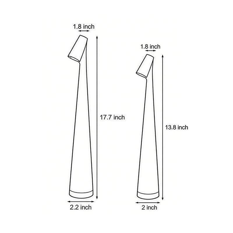 Modern Dimmable Cone-Shaped Metal LED Table Lamp for Home Decor