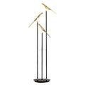 Modern 3-Head Bird Floor Lamp in Artistic Design for Living Room Decor