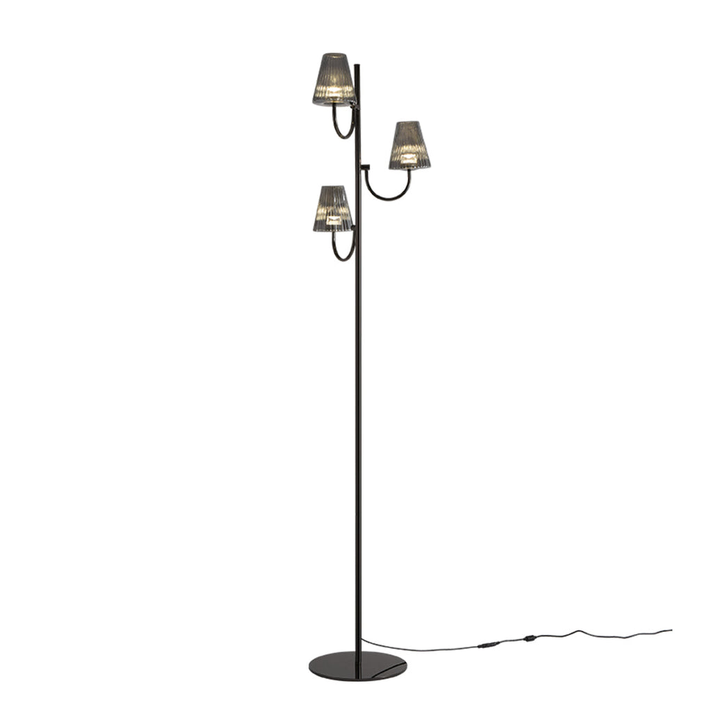 Sleek Black Minimalist Floor Lamp in Contemporary Design for Living Room