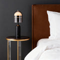 Italian Minimalist Clear Glass Table Lamp for Elegant Living Room Decor