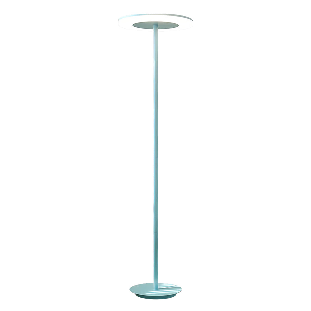Dimmable Macaron Round Floor Lamp in Colorful Modern Design for Living Room