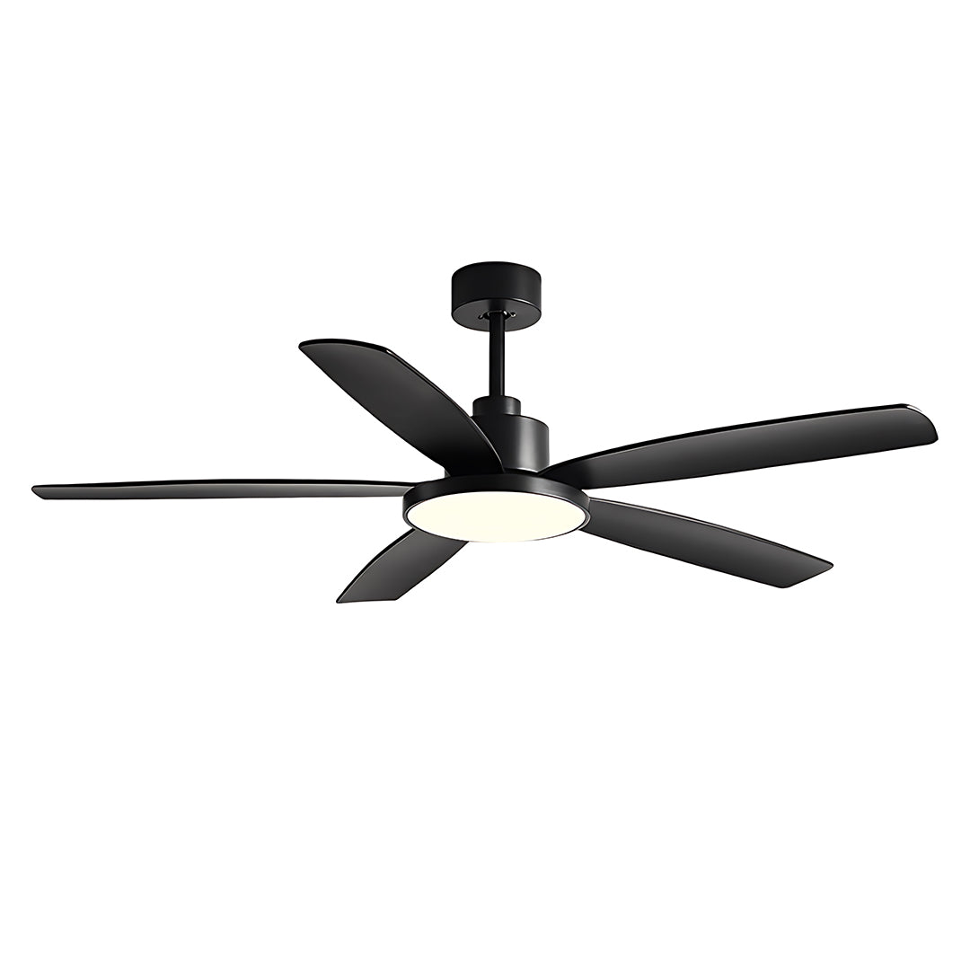 Nordic 5-Light Ceiling Fan with Modern Chandelier Design for Living Room