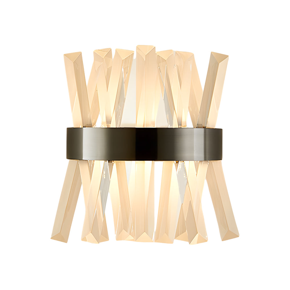 Nordic Style Contemporary Crystal Wall Sconces for Elegant Living Spaces