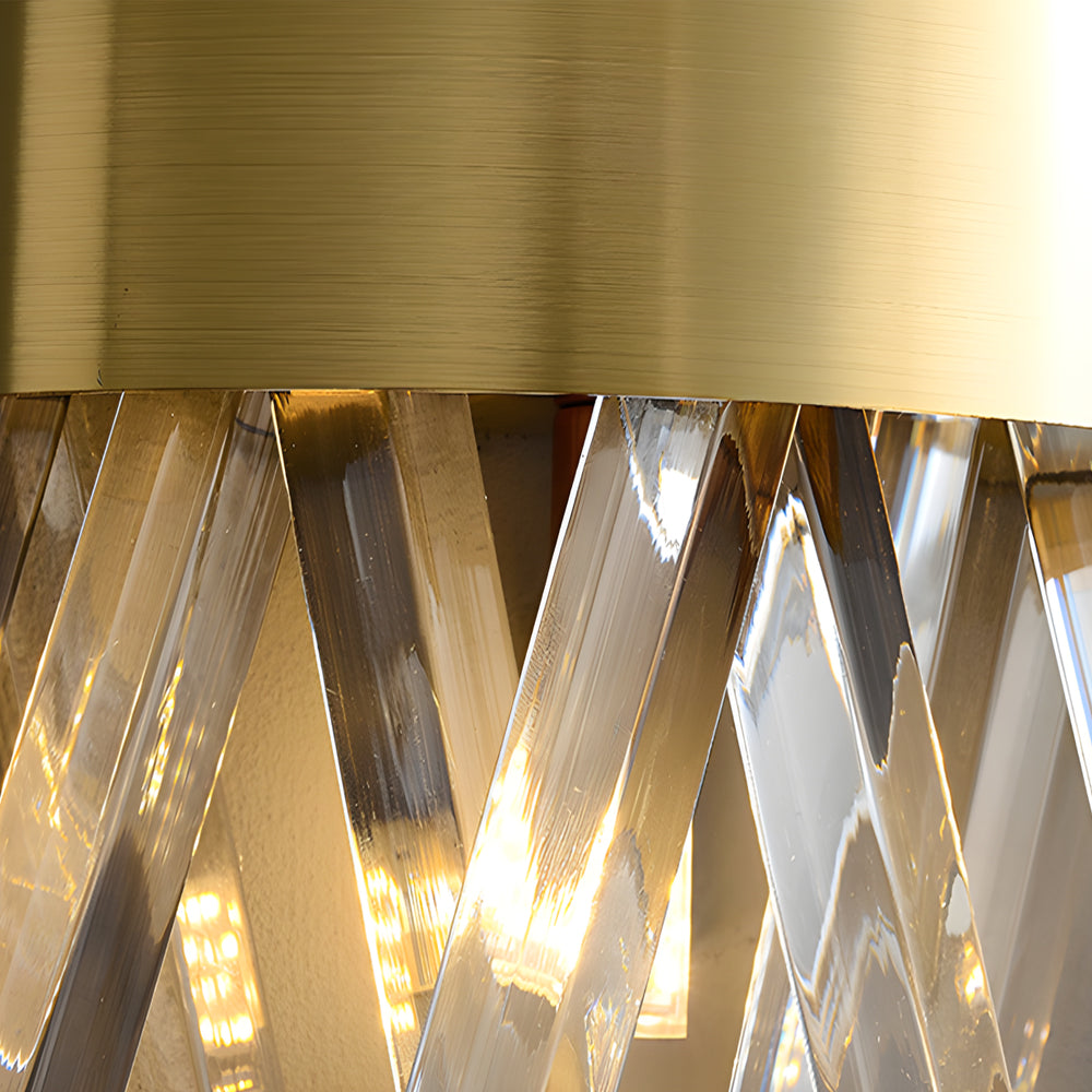 Nordic Style Contemporary Crystal Wall Sconces for Elegant Living Spaces