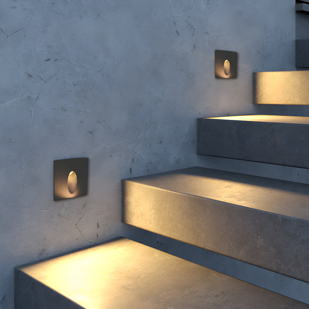 Waterproof Modern LED Recessed Oval Step Light for Outdoor or Indoor Use